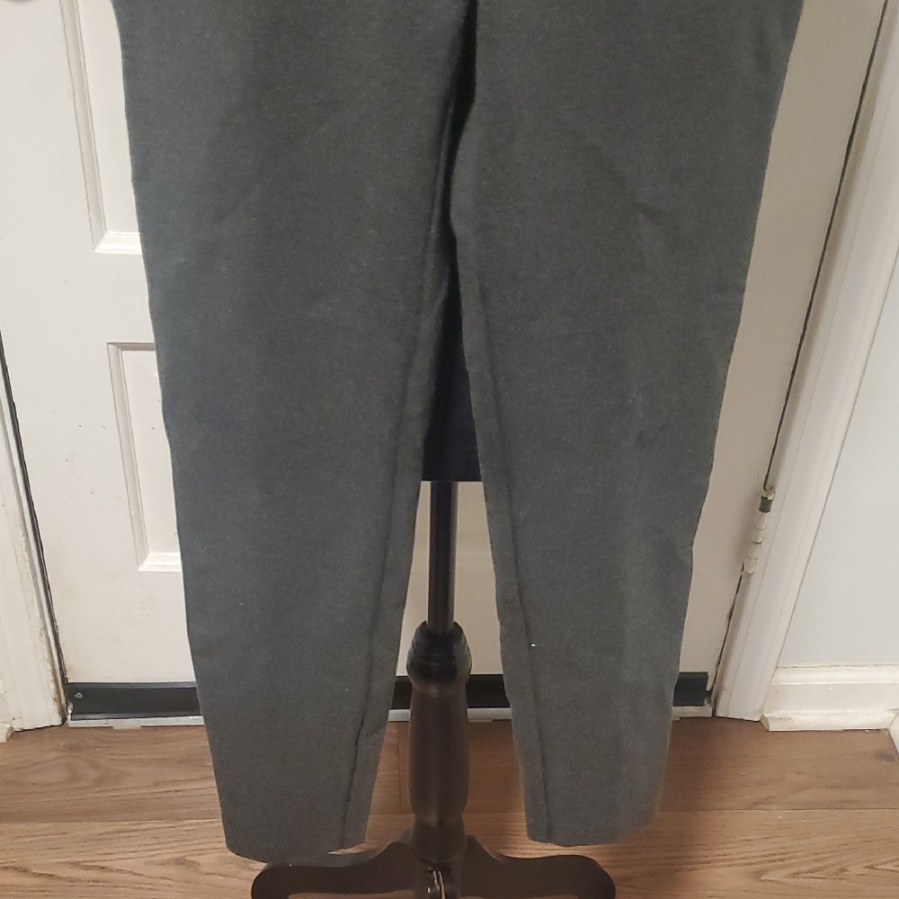 Rekucci Women's Charcoal Slim Ponte Trousers - Picture 4 of 8